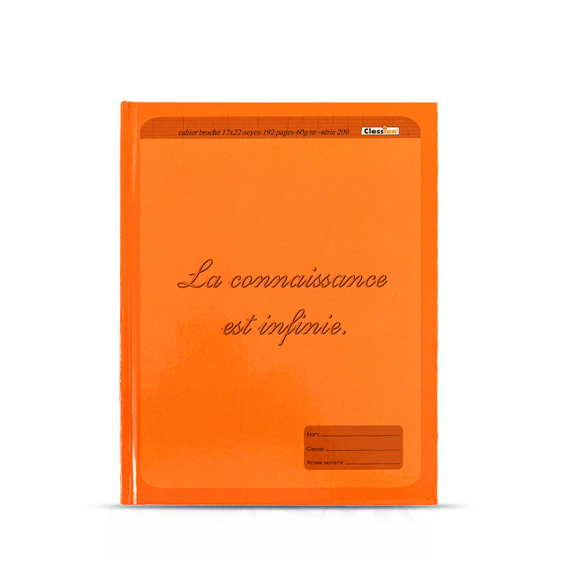Hardcover-Notizbuch mit horizontaler Linie