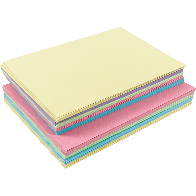 60 g/m² bis 100 g/m² buntes Papier. Farbpapier