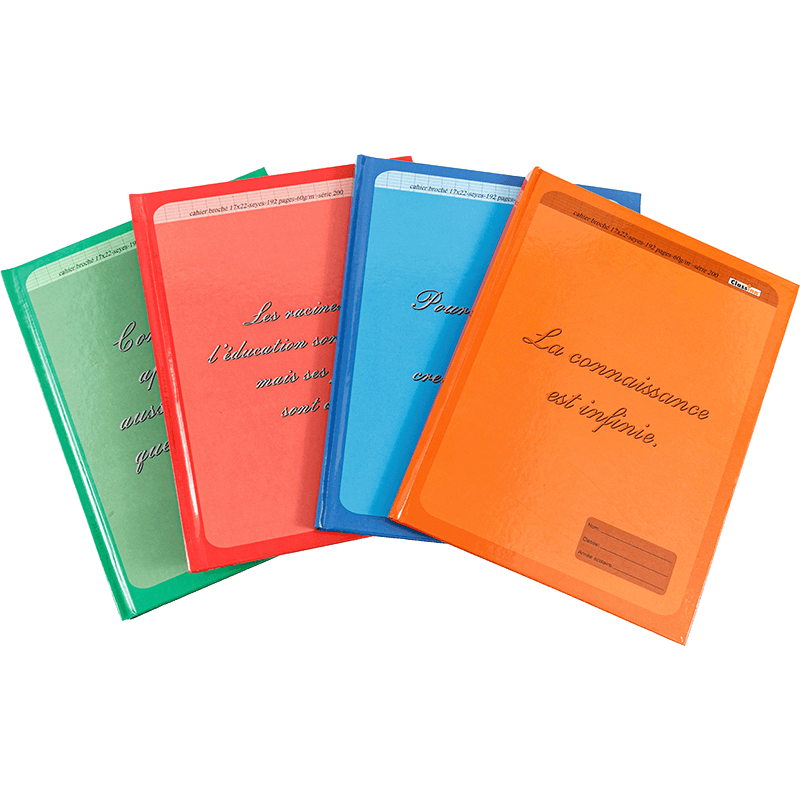 Hardcover-Notizbuch mit horizontaler Linie