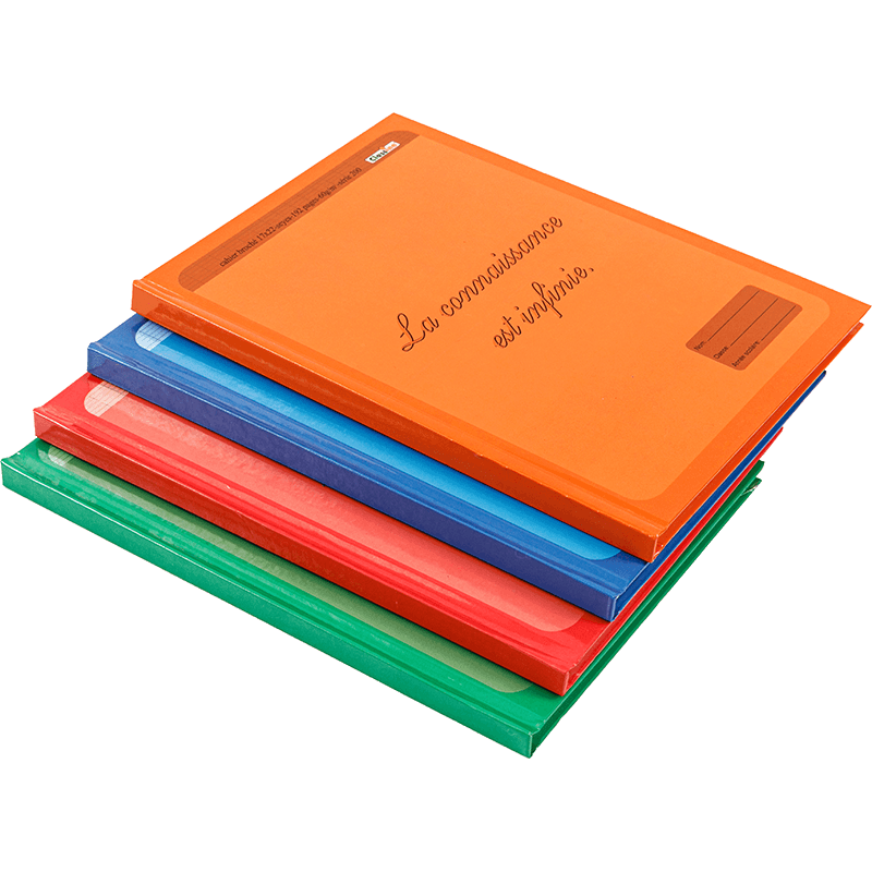 Hardcover-Notizbuch mit horizontaler Linie