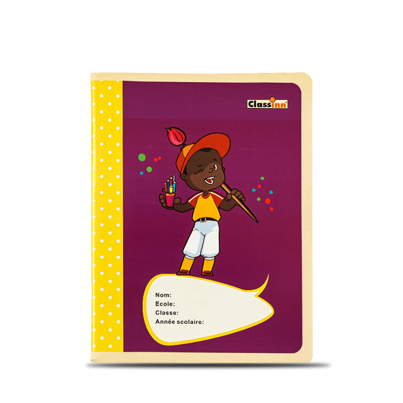 Ein Übungsbuch mit Happy-Boy-Muster